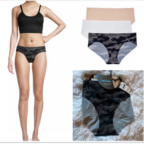 NWT AVIA Women’s Laser Cut hipster Size XXXL (22) 3 Pack panties intimate - Picture 2 of 6